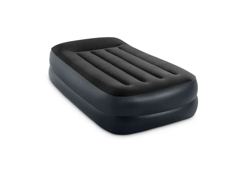 INTEX Jednoosobowy Materac Dmuchany Welurowy Z Pompką 99 x 191 x 42 cm