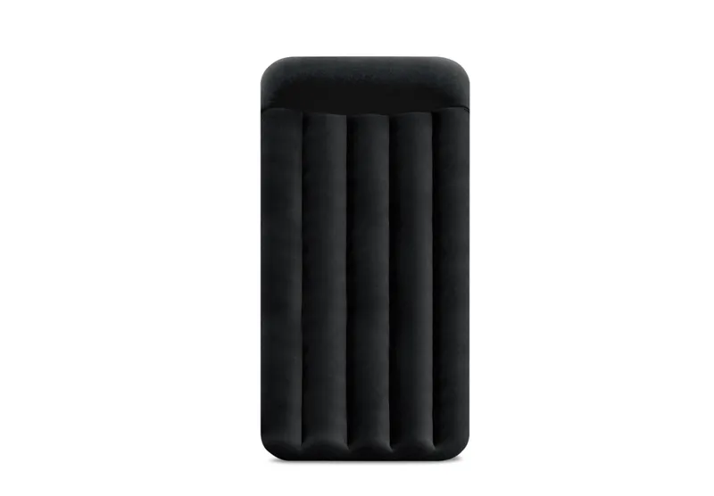INTEX Jednoosobowy Materac Dmuchany Welurowy Z Pompką 99 x 191 x 42 cm