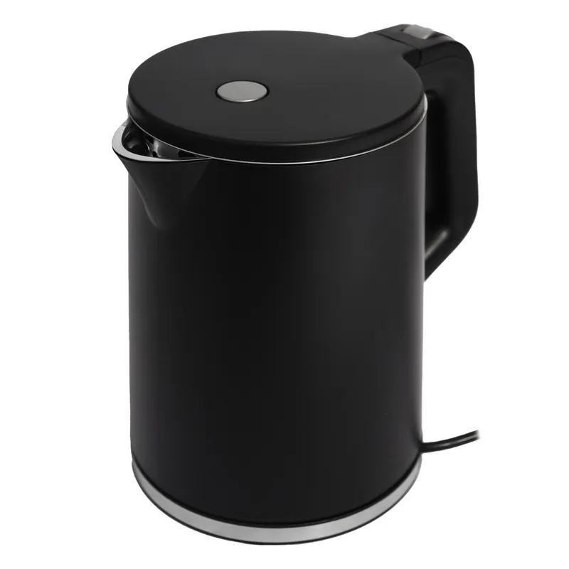 Czajnik Elektryczny Bezprzewodowy Turystyczny 1.2 l 1500 W Czarny