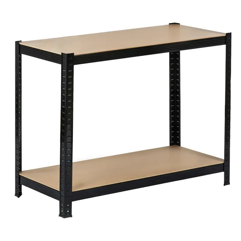 Regał Magazynowy Metalowy 2w1 5 Półek 180 x 90 x 40 cm VENDEA - Czarny