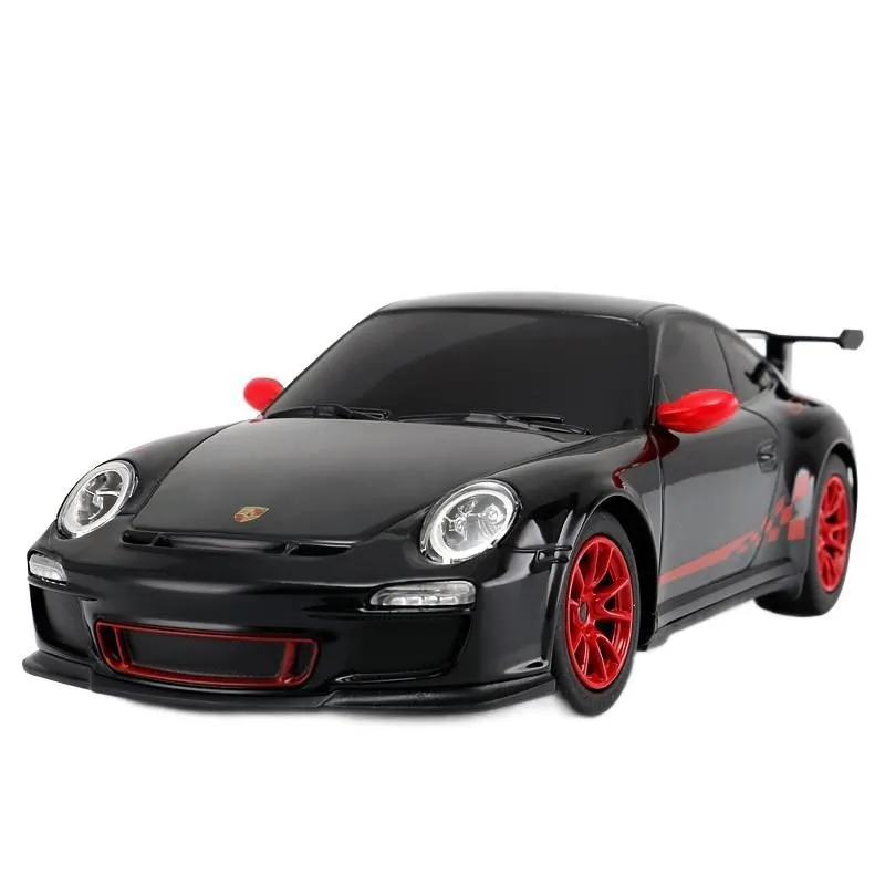 Samochód Zdalnie Sterowany PORSCHE 911 GT3 Rs Skala 1:24 TUM-TUM - Czarny