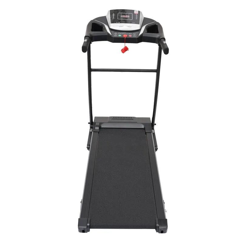 Bieżnia Elektryczna Domowa Składana Z Uchwytami Do 100 kg MOVEMANIA - Szara