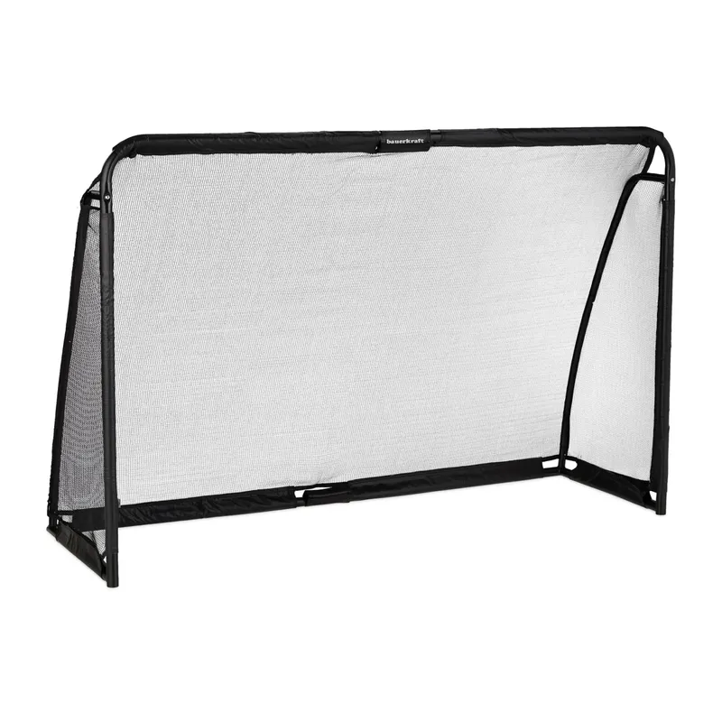 Metalowa Bramka Piłkarska Z Siatką MOVEMANIA 180 x 60 x 120 cm - Czarna