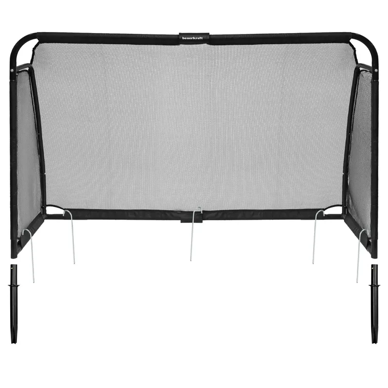 Metalowa Bramka Piłkarska Z Siatką MOVEMANIA 180 x 60 x 120 cm - Czarna
