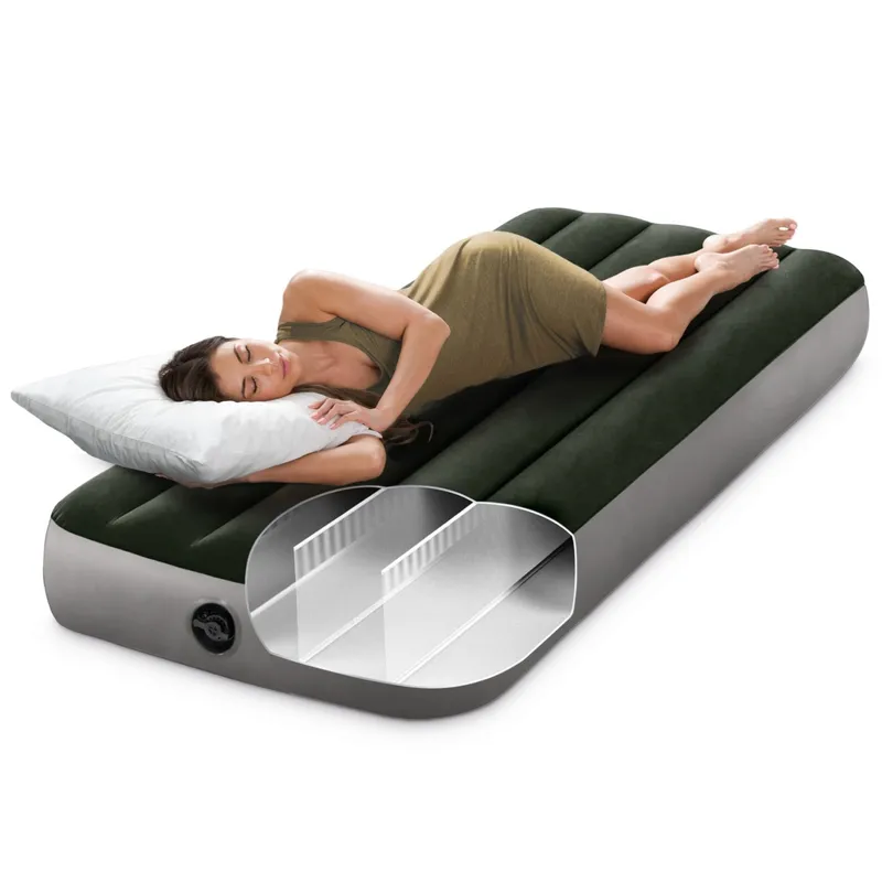 Jednoosobowy Materac Dmuchany Z Pompką 191 x 76 x 25 cm INTEX 64760