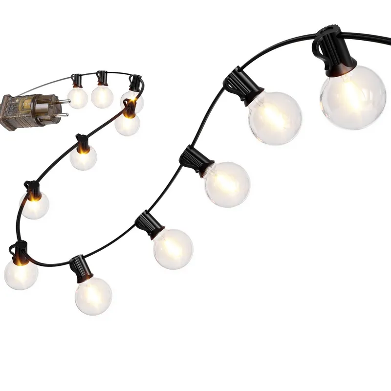 Girlanda Ogrodowa Świetlna 25 LED 15 m 9 Trybów Łańcuch GARDIVA