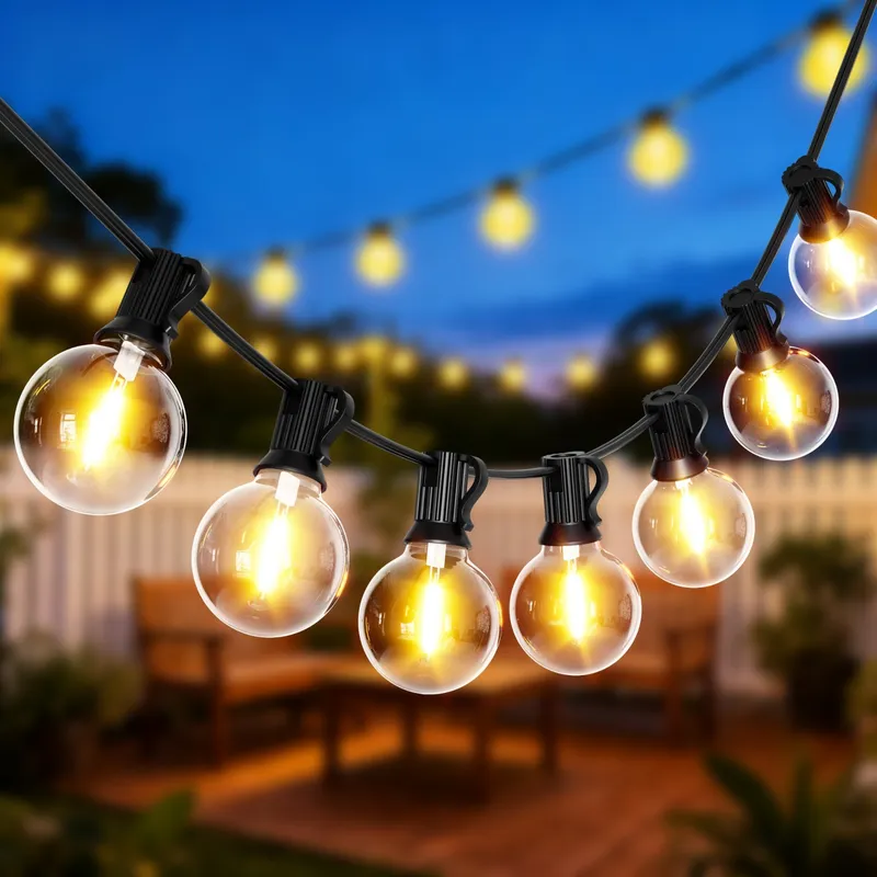 Girlanda Ogrodowa Świetlna 25 LED 15 m 9 Trybów Łańcuch GARDIVA