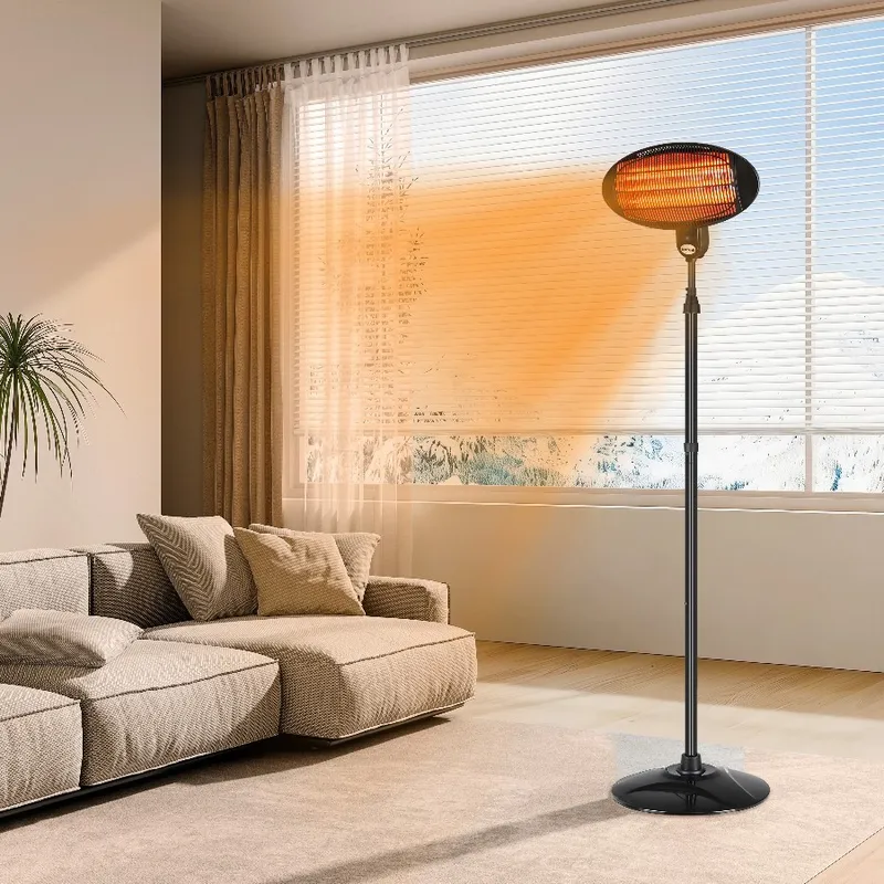 Elektryczny Promiennik Stojący Wiszący 2000W 160 Do 210 cm GARDIVA