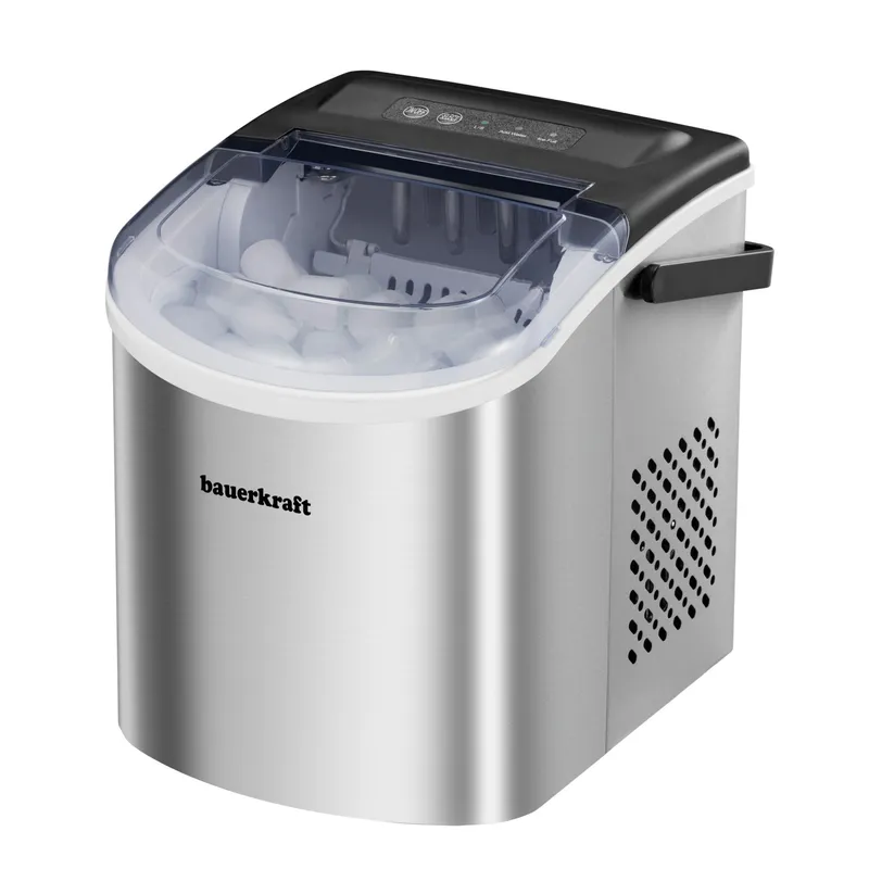 Kostkarka Do Lodu Automatyczna Cicha 12 kg Na Dobę 1.3 l - Srebrna