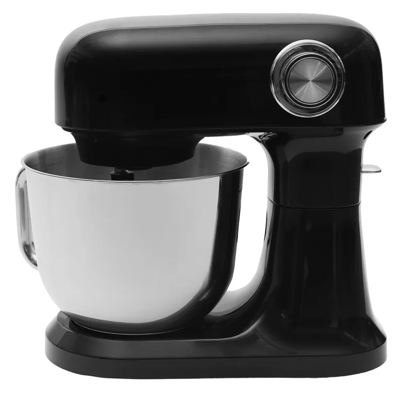 Robot Planetarny Kuchenny 1500 W Z Misą 5 l Silikonową Łopatką - Czarny