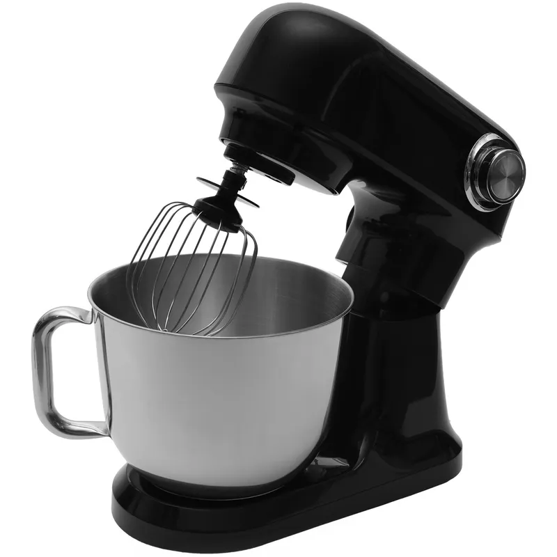 Robot Planetarny Kuchenny 1500 W Z Misą 5 l Silikonową Łopatką - Czarny