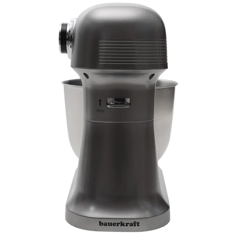 Robot Planetarny Kuchenny 1500 W Z Misą 5 l Łopatką Ciemny - Srebrny