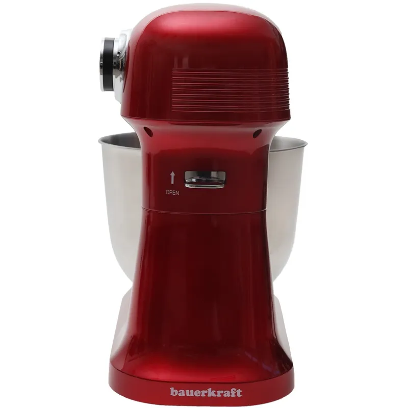 Robot Planetarny Kuchenny 1500 W Z Misą 5 l Silikonową Łopatką - Czerwony
