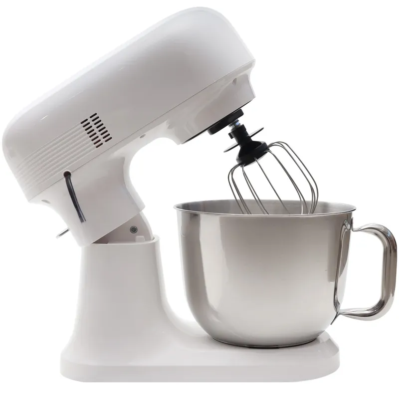 Robot Planetarny Kuchenny 1500 W Z Misą 5 l Silikonową Łopatką - Biały