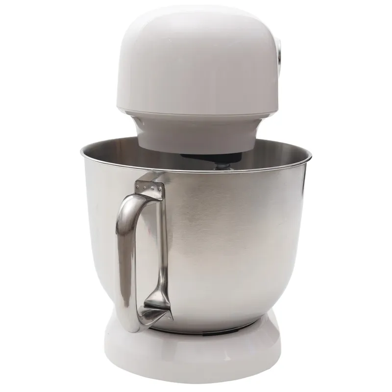 Robot Planetarny Kuchenny 1500 W Z Misą 5 l Silikonową Łopatką - Biały
