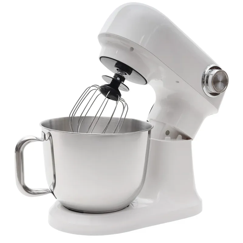 Robot Planetarny Kuchenny 1500 W Z Misą 5 l Silikonową Łopatką - Biały