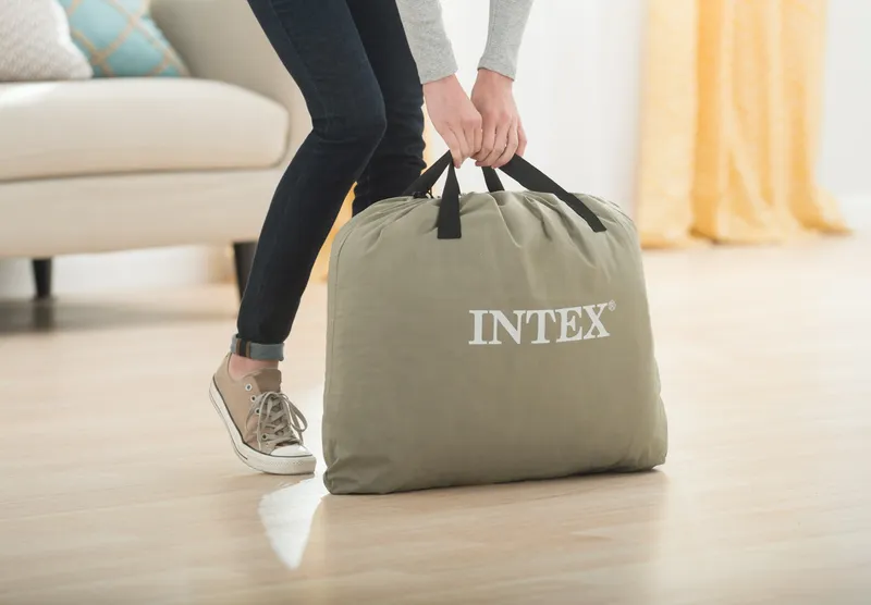 Dwuosobowy Materac Dmuchany Z Pompą 220V 152 x 203 x 56 cm INTEX 64418ND