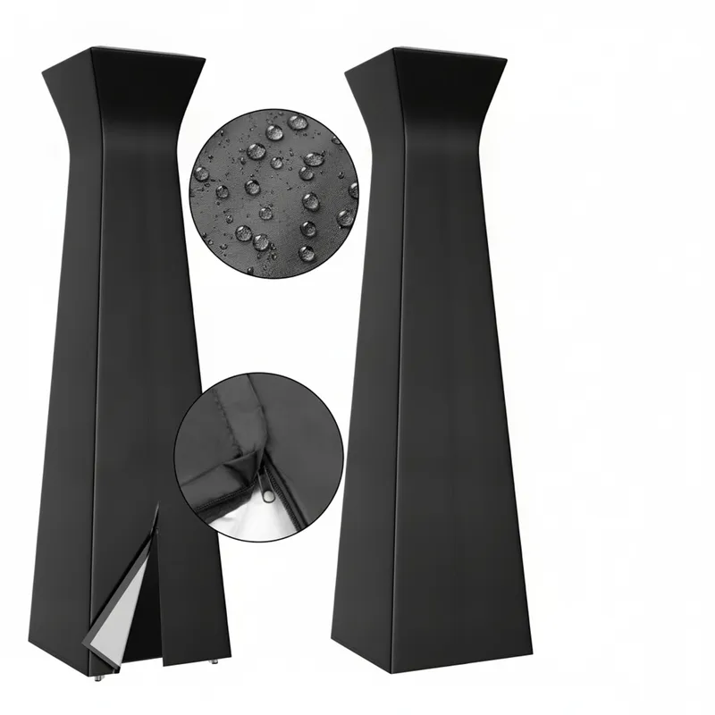 Parasol Grzewczy Piramida Z Pokrowcem 13 kW Gazowy 227 cm GARDIVA