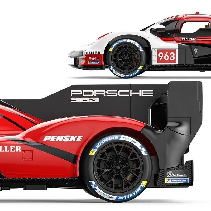 Samochód Zdalnie Sterowany PORSCHE 963 Lmdh Skala 1:14 Od 6 Lat TUM-TUM