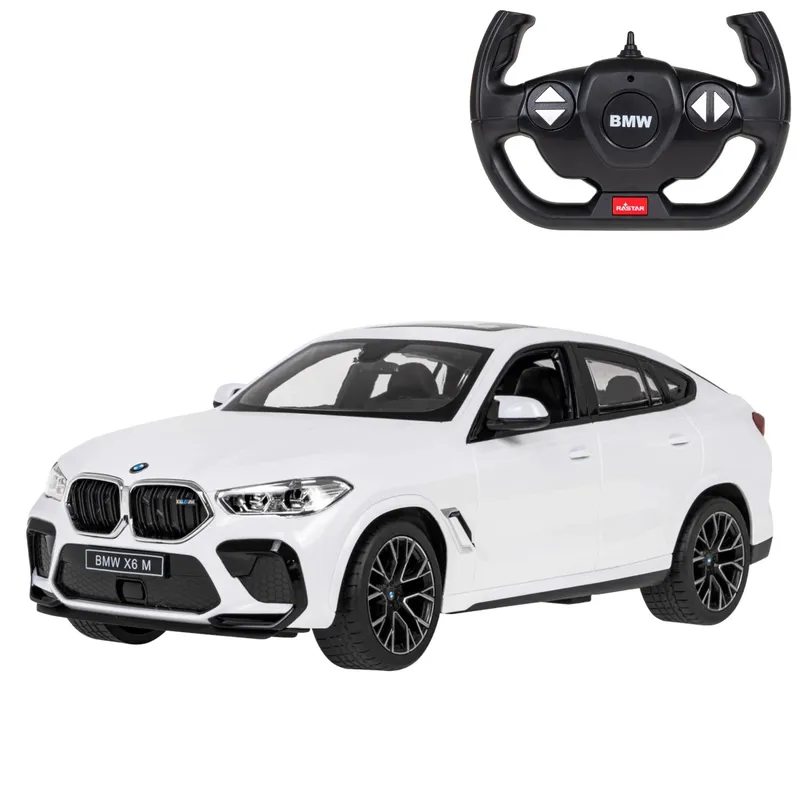 Samochód Zdalnie Sterowany BMW X6 m Skala 1:14 Od 6 Lat TUM-TUM - Biały