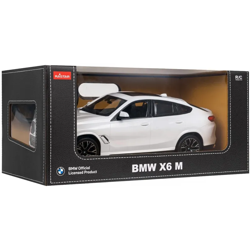 Samochód Zdalnie Sterowany BMW X6 m Skala 1:14 Od 6 Lat TUM-TUM - Biały