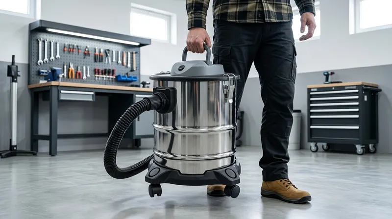 Odkurzacz Kominkowy Przemysłowy Do Popiołu Żaroodporny 20 l 1200 W MEBLIVA