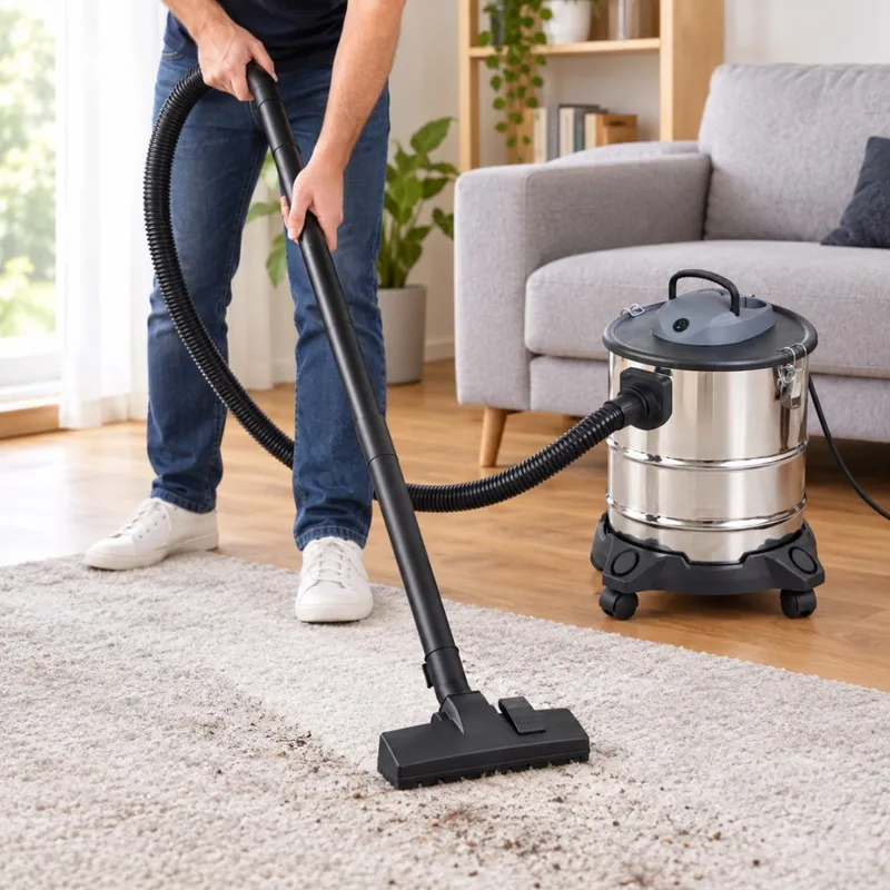 Odkurzacz Kominkowy Przemysłowy Do Popiołu Żaroodporny 20 l 1200 W MEBLIVA