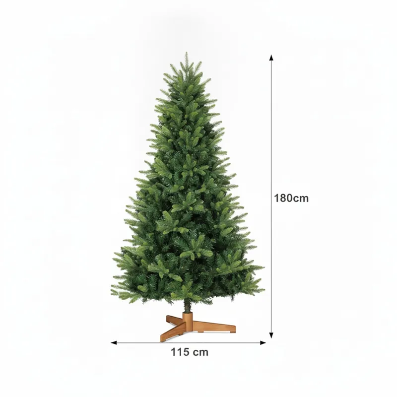 Choinka Świąteczna Sztuczna Gęsta Realistyczna 180 cm Premium MEBLIVA