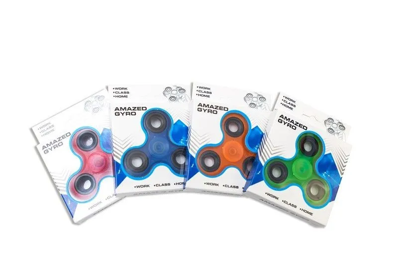 Fidget Spinner Fluorescencyjny Z Metalowymi Łożyskami TUM-TUM Różne Kolory