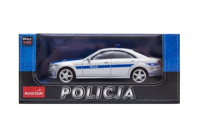 Model Samochodu Metalowy Policyjny TUM-TUM MERCEDES S 63 Amg 1:43