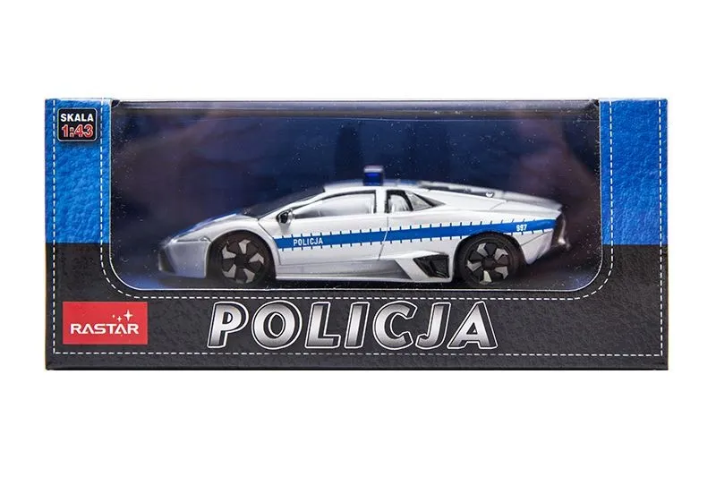 Model Samochodu Metalowy Policyjny TUM-TUM LAMBORGHINI Reventon 1:43