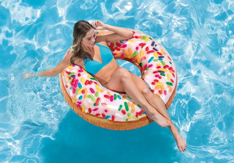 Koło Do Pływania Cukierkowy Donut INTEX 56263 Średnica 99 cm