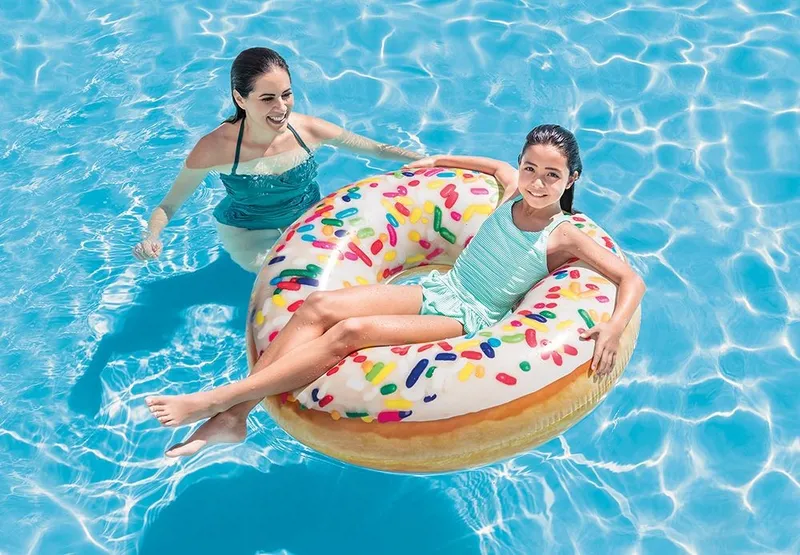 Koło Do Pływania Cukierkowy Donut INTEX 56263 Średnica 99 cm
