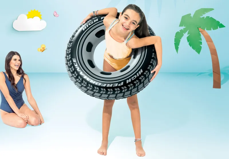 Koło Do Pływania W Kształcie Opony INTEX 59252 Średnica 91 cm