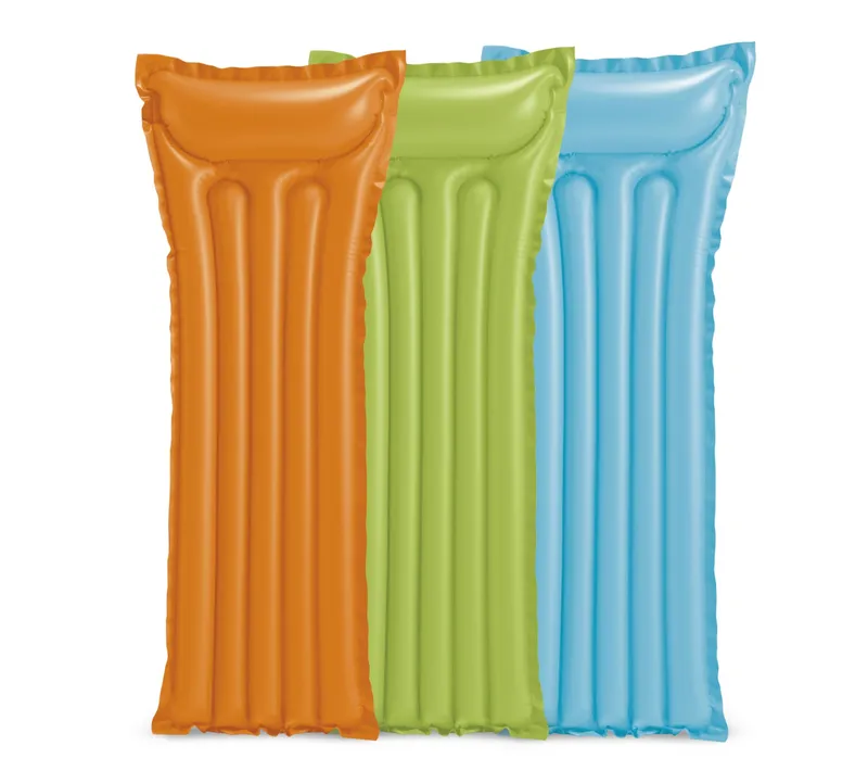Materac Do Pływania Mix Kolorów Z Poduszką INTEX 59703 183 x 69 cm