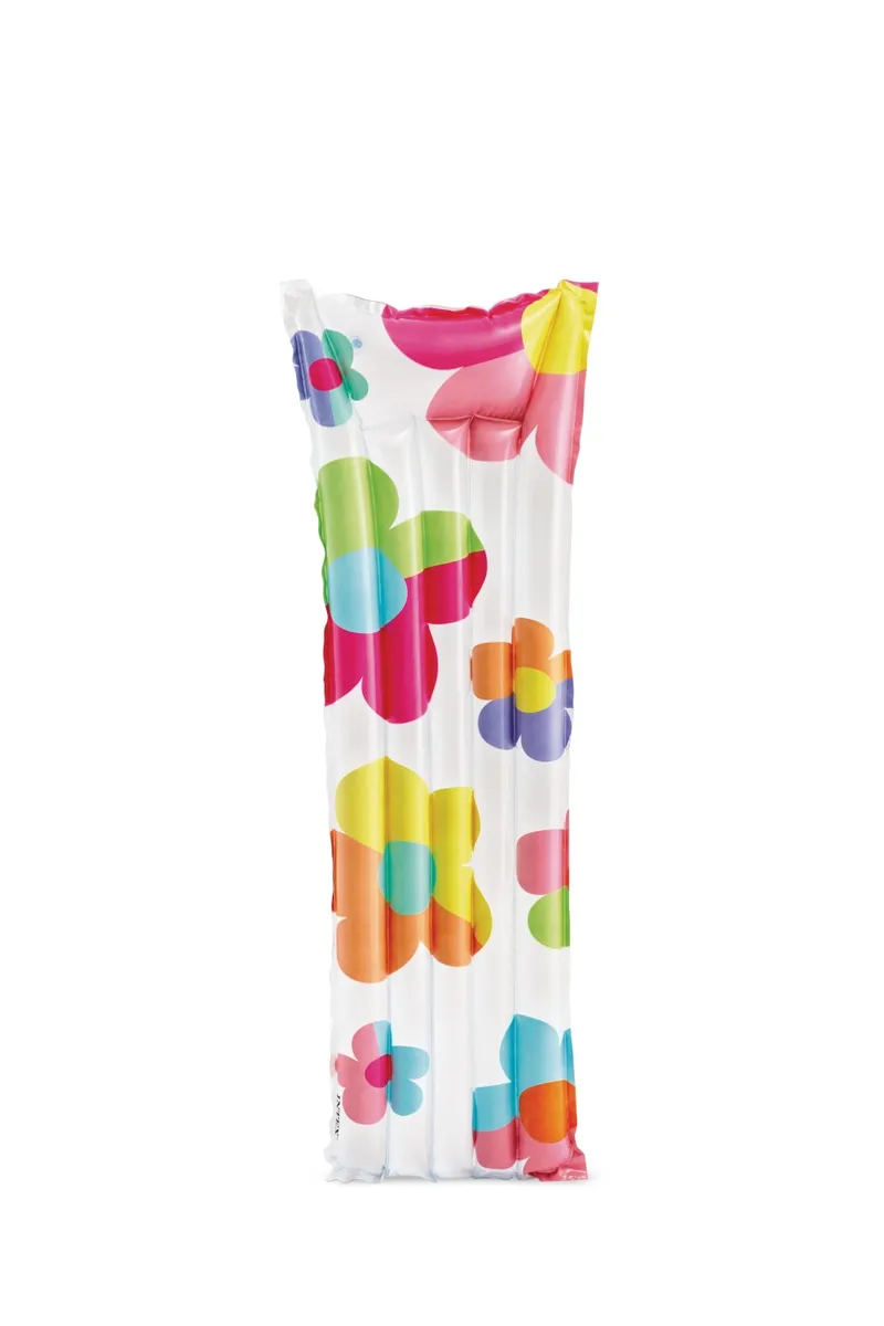Materac Do Pływania Mix Kolorów Z 2 Komorami INTEX 59720 183 x 69 cm