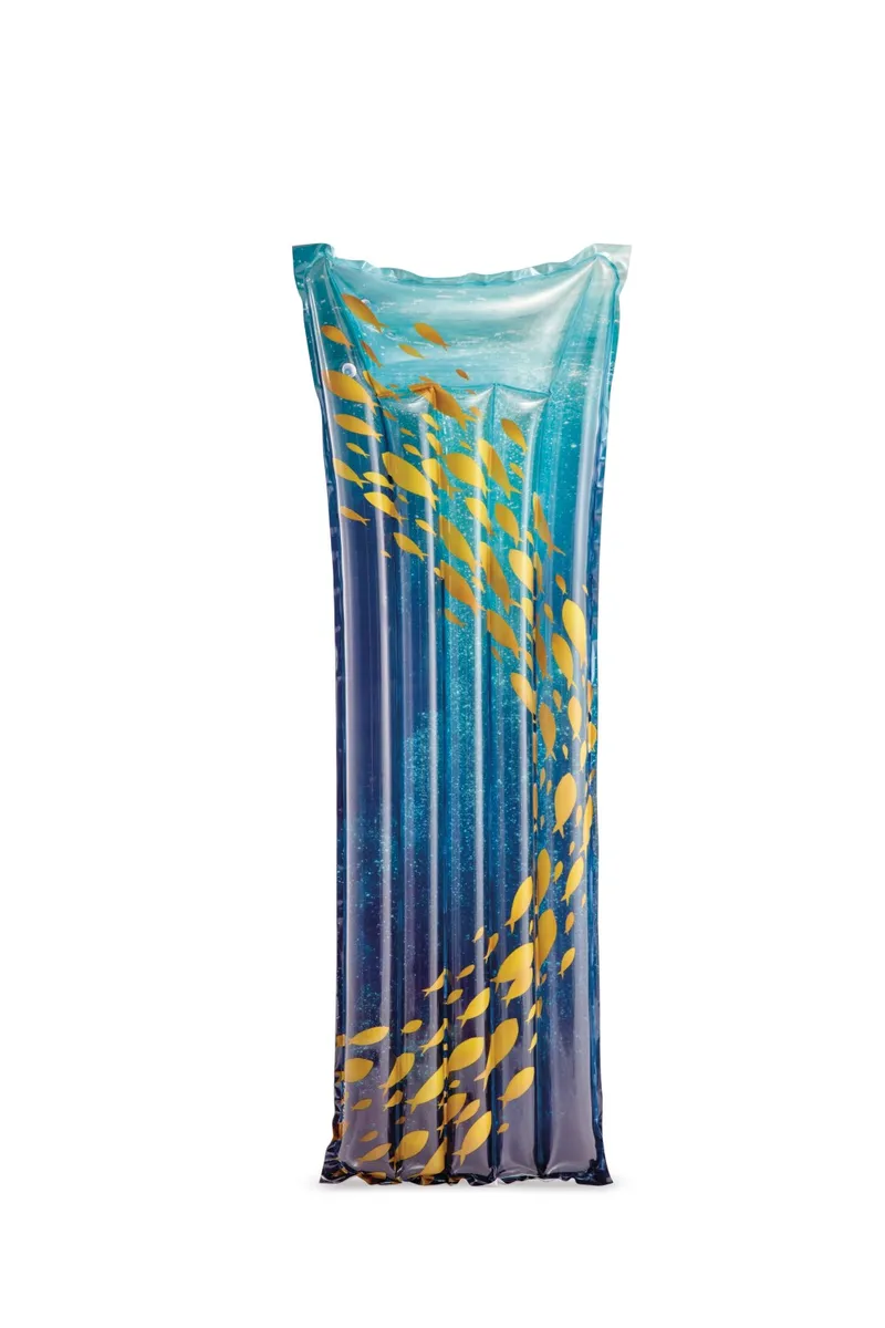 Materac Do Pływania Mix Kolorów Z 2 Komorami INTEX 59720 183 x 69 cm