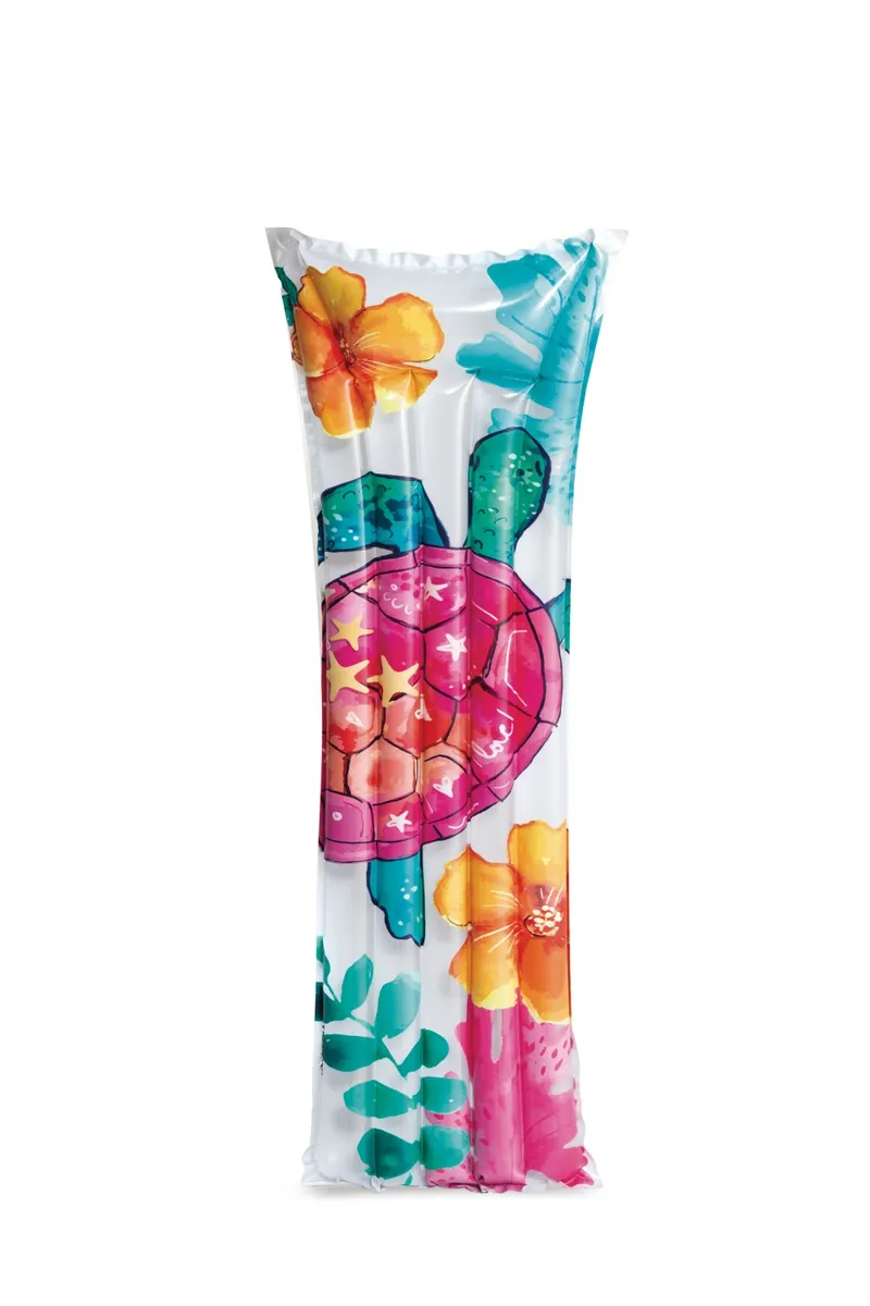 Materac Do Pływania Mix Kolorów Z 2 Komorami INTEX 59720 183 x 69 cm