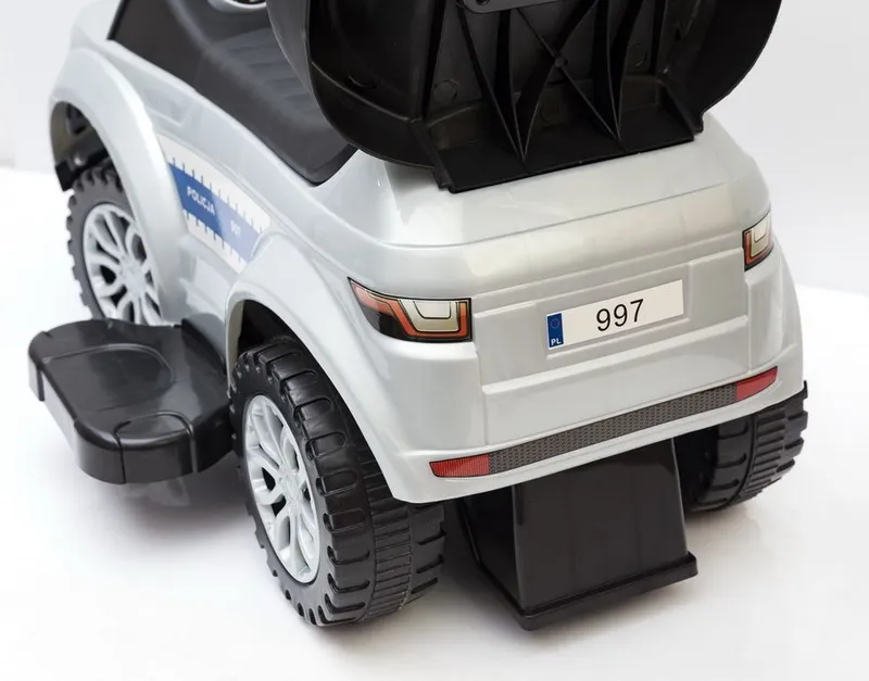 Jeździk Policyjny Z Klaksonem I Prowadnikiem TUM-TUM Auto Dla Malucha