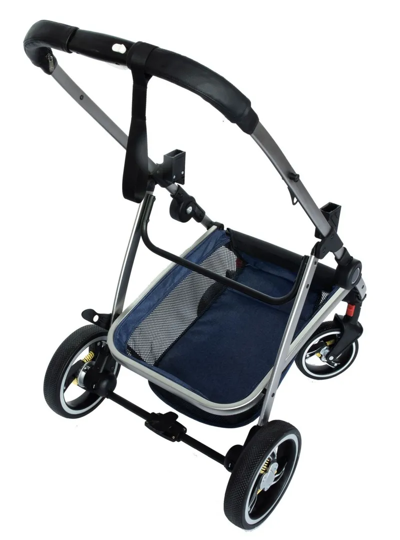 Wózek Aluminiowy 2w1 Gondola I Fotelik Samochodowy TUM-TUM - Granatowy
