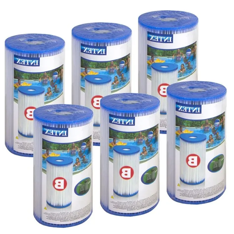 Filtr Filtry 6 Sztuk Typ B Do Pompy INTEX 29005