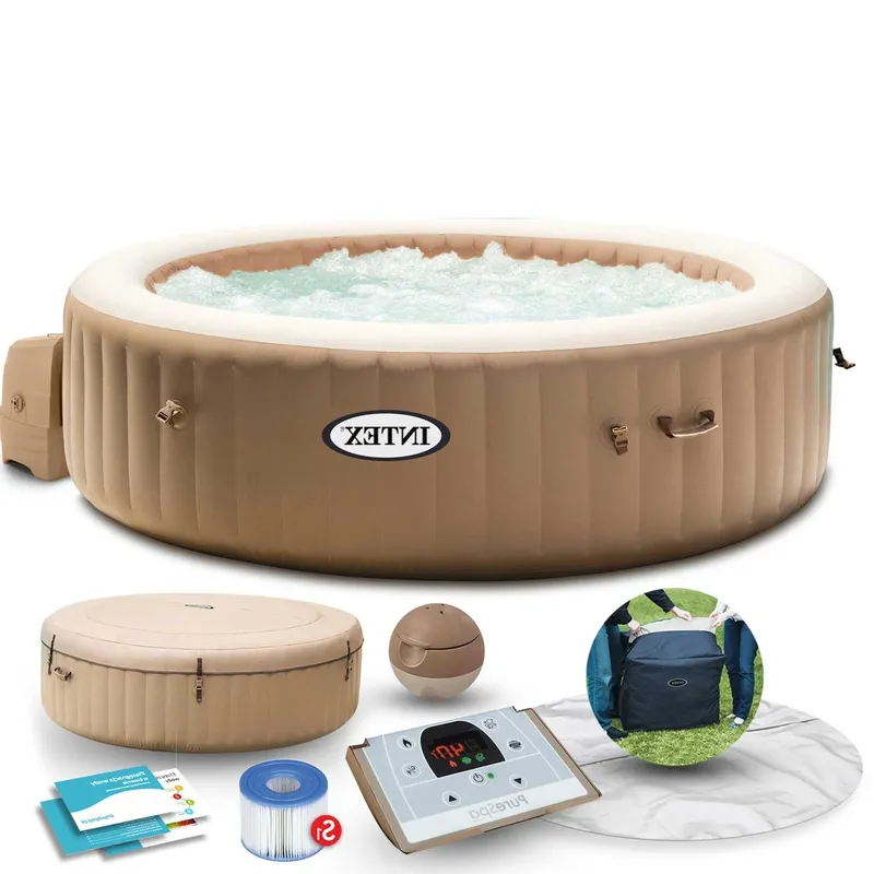 Nadmuchiwane SPA Basen Z Hydromasażem 6 os. 216x71 cm Akcesoria Premium INTEX 28428