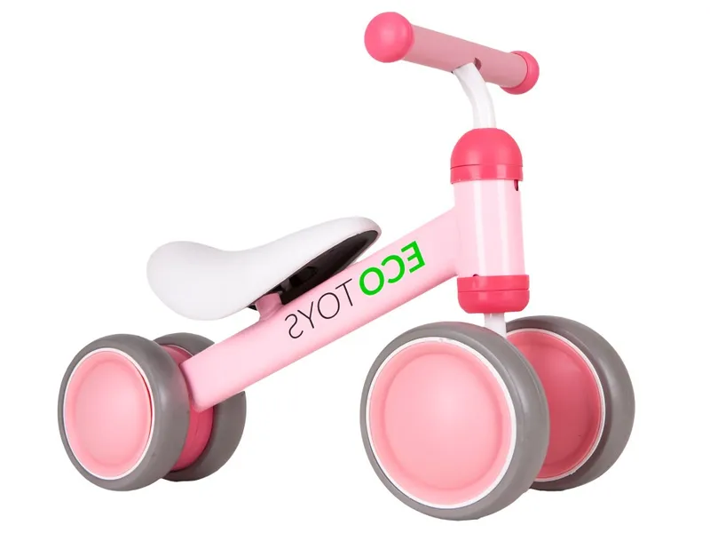 Rowerek Biegowy Treningowy Mini Rower Dla Dzieci - Różowy