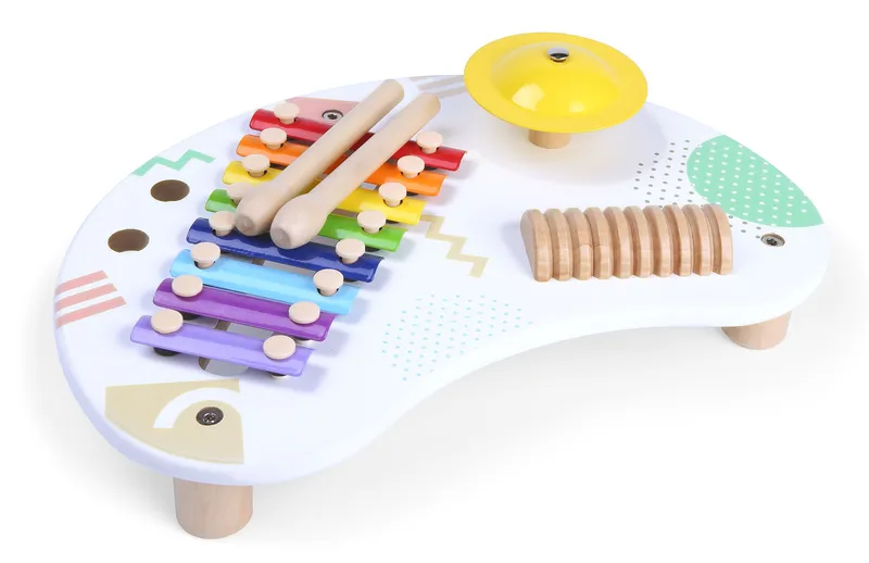 Stolik Z Instrumentami Stół Muzyczny Cymbałki +18M Premium