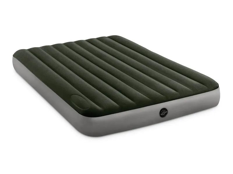 Duży Materac Dmuchany 203x152 cm Dwuosobowy Z Pompką INTEX 64763