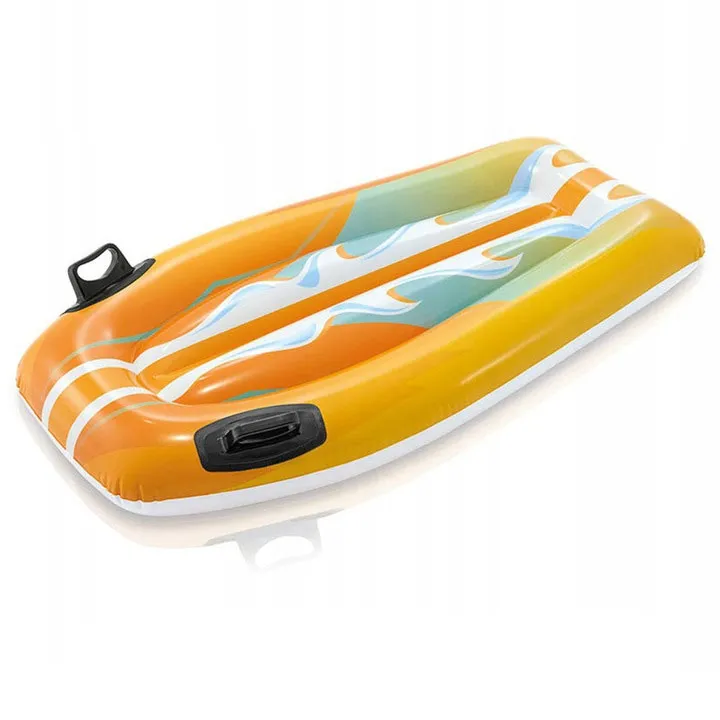 Deska Do Pływania Dmuchana Z Uchwytami Dla Dzieci INTEX 58165 ORANGE