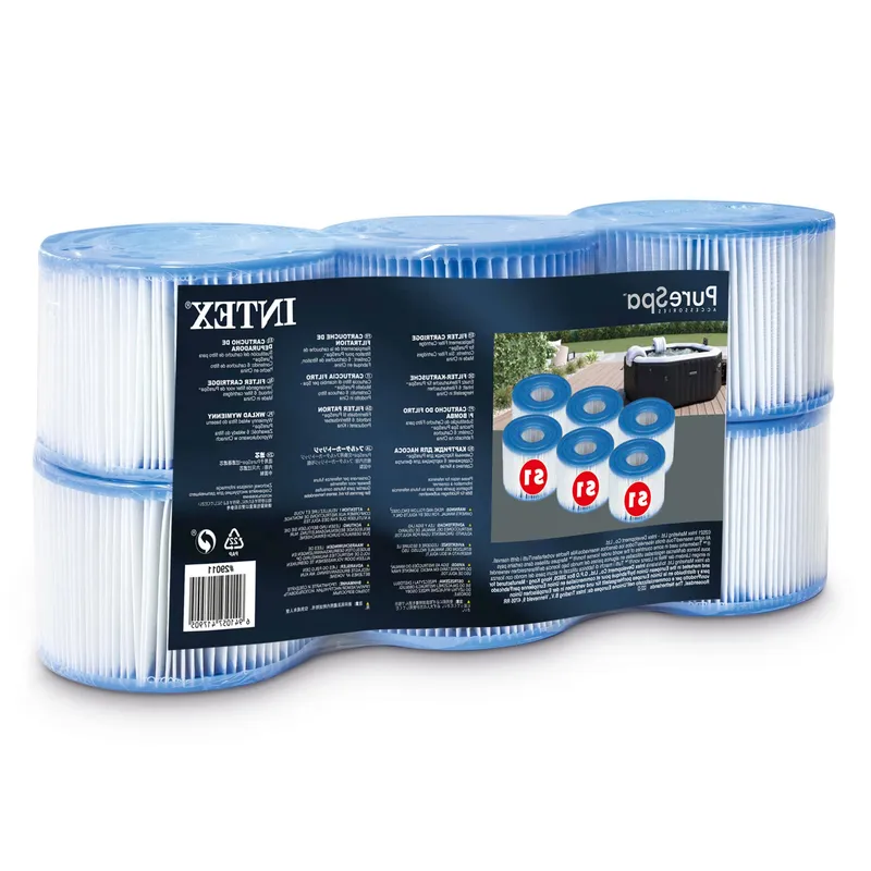 Filtry S1 Komplet 6 Sztuk Zestaw Pure SPA INTEX 29011