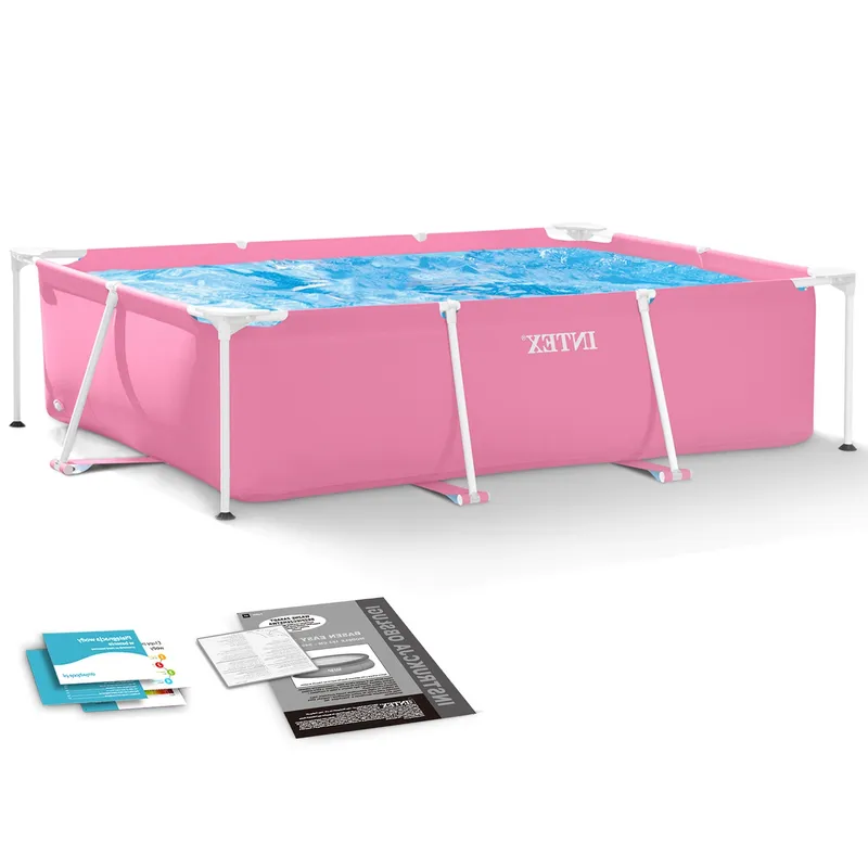 Basen Ogrodowy Stelażowy Duży Prostokątny 220x150 cm INTEX 28266