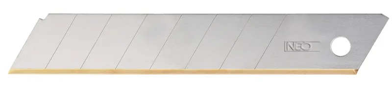 Ostrza Wymienne Łamane 18mm 10 Sztuk Tytanowe NEO