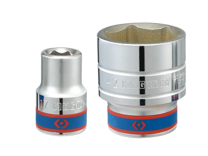 Nasadka Krótka 6-KĄTNA Chromowana 3/4'' 19mm KING TONY